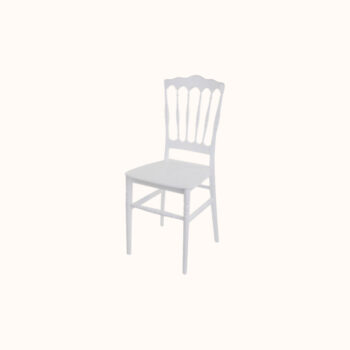White Napoleon chair